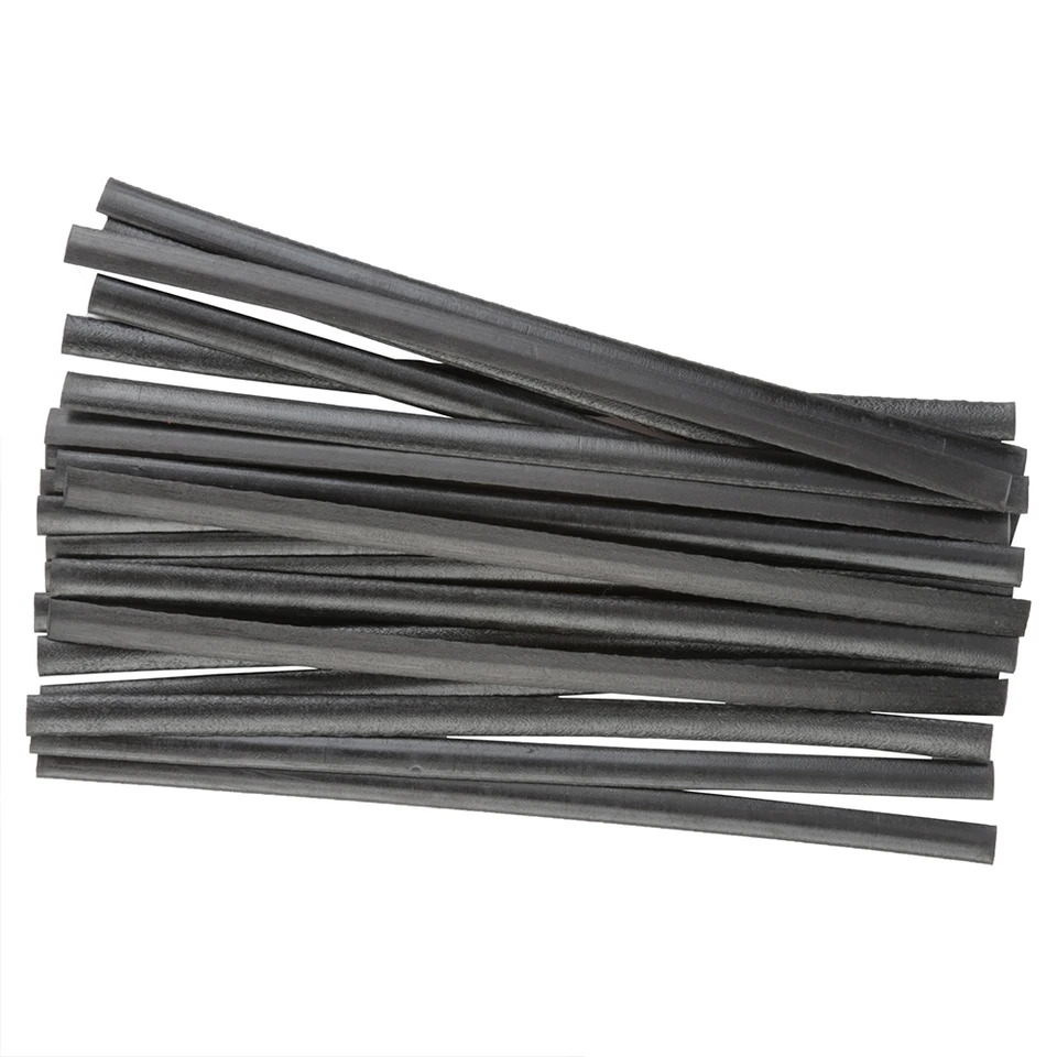 MECCANIXITY 50-Pack TPO Plastic Welding Rods – 8 Inch Length, 2.8mm Width – Grey Welding Strips For Car Bumpers, Kayaks, Tanks, Pipes & DIY Repairs