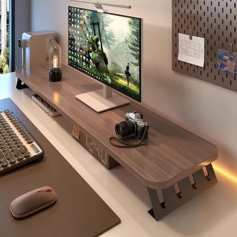 Computer Monitor Stand Desk Riser Desktop Storage Shelf Screen Organizer for Office Desk Home Workstation Space Saving