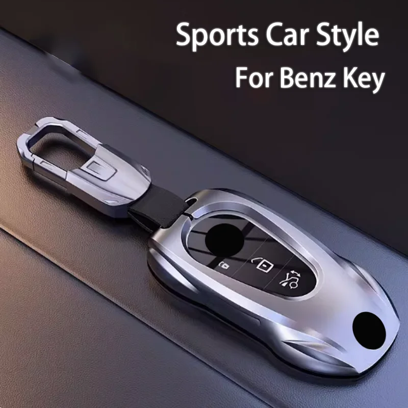 For Mercedes Benz W204 E300L C260L GLC A200L C200 GLA GLB GLE350 2022 Remote Car Key Case Cover Fob Sports Car Style Accessories