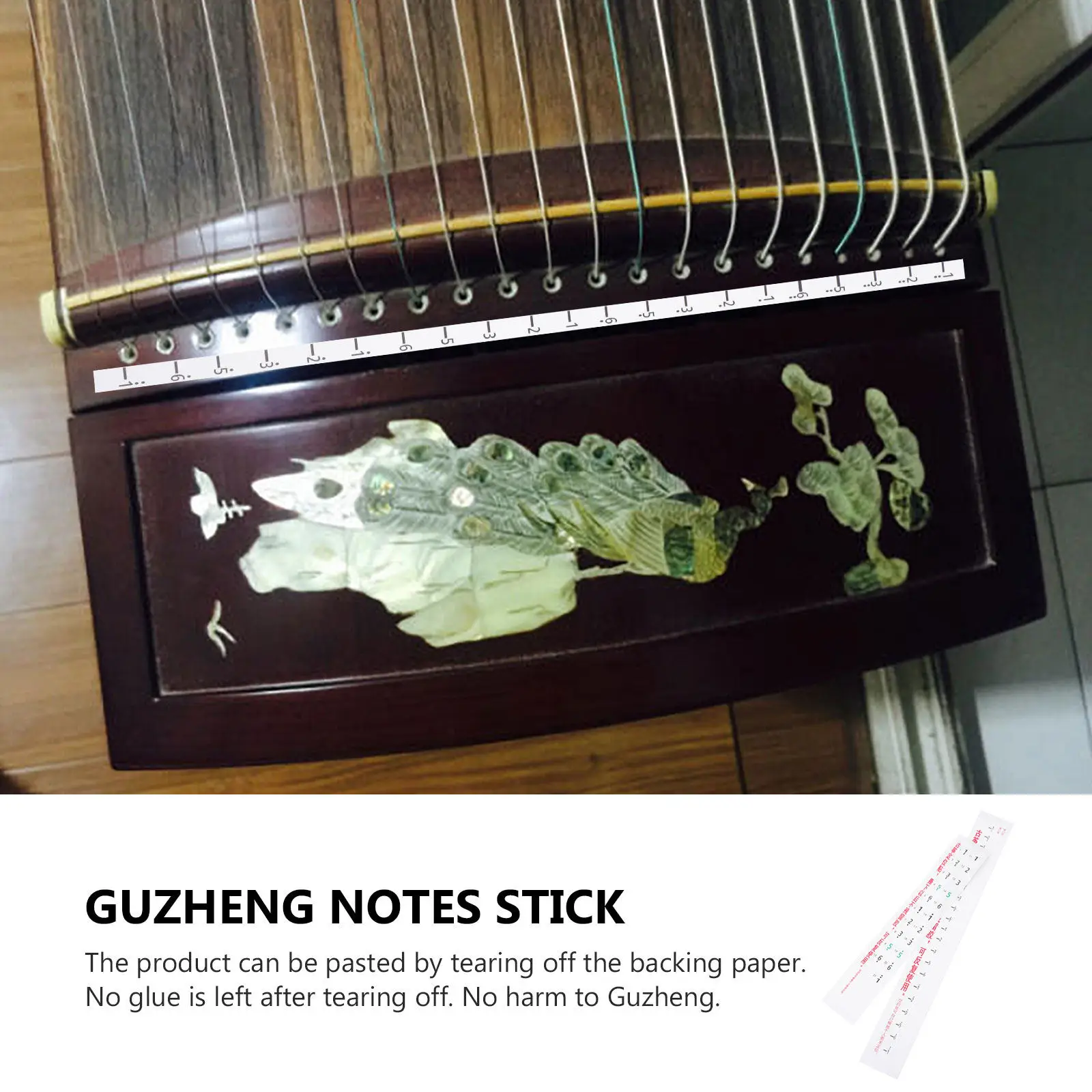 

Наклейки для гучжэна (2 шт.): инструмент для изучения интонации для начинающих, многоразовые, прочные, с фонетической таблицей, креативные