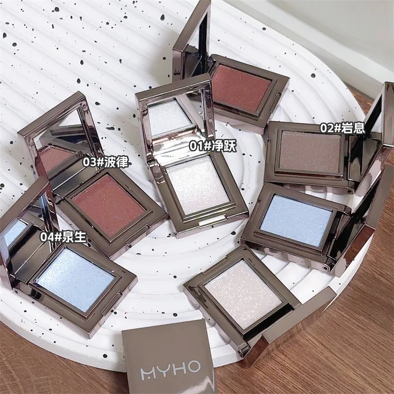 MYHO RC 다목적 페이스트 파우더 블러셔 크림 글리터 아이 섀도우 하이라이터 RC 페이스 팔레트 메이크업 한국 크림 블러셔