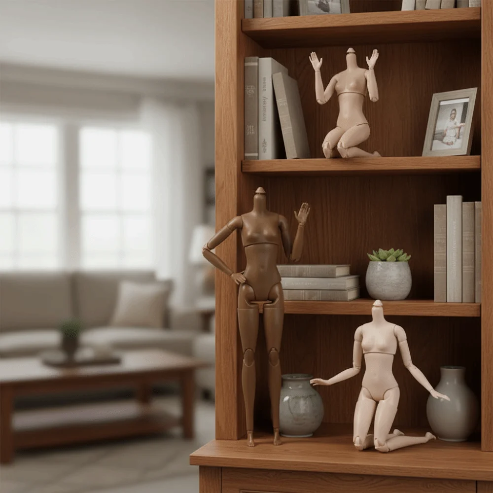 Solid Doll Jointed Nude Dolls Detachable Movable Super Model Doll Muscle Body Joints Body Action Figure Body