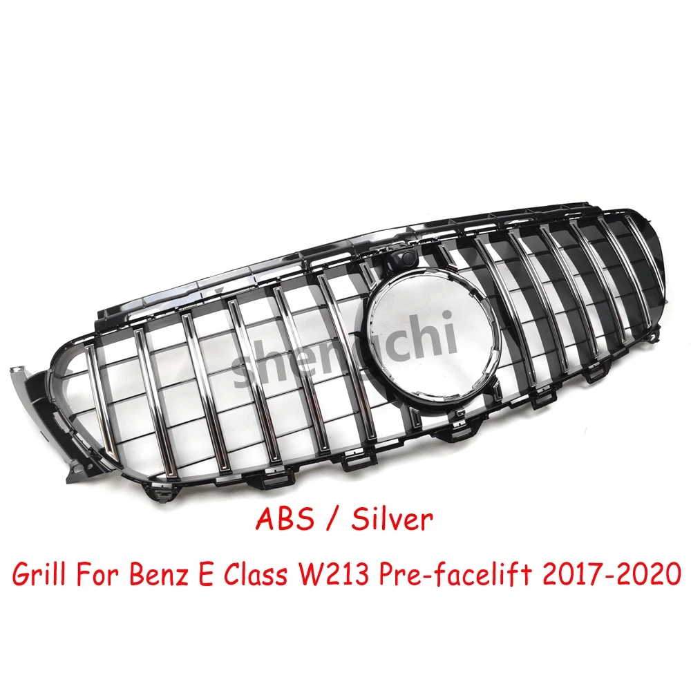 W238 GT Grill For Mercedes Benz E Class W213 Sedan C238 Coupe Pre-facelift E180 E200 E250 E300 E350 E400 E450 AMG E53 2017-2020