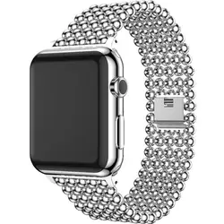 Stainless Steel Strap For Apple Watch Band 44mm/45mm/40mm/49mm/38mm/42mm Women Metal Bracelet iWatch Ultra Series 8 7 6 5 4 3 SE