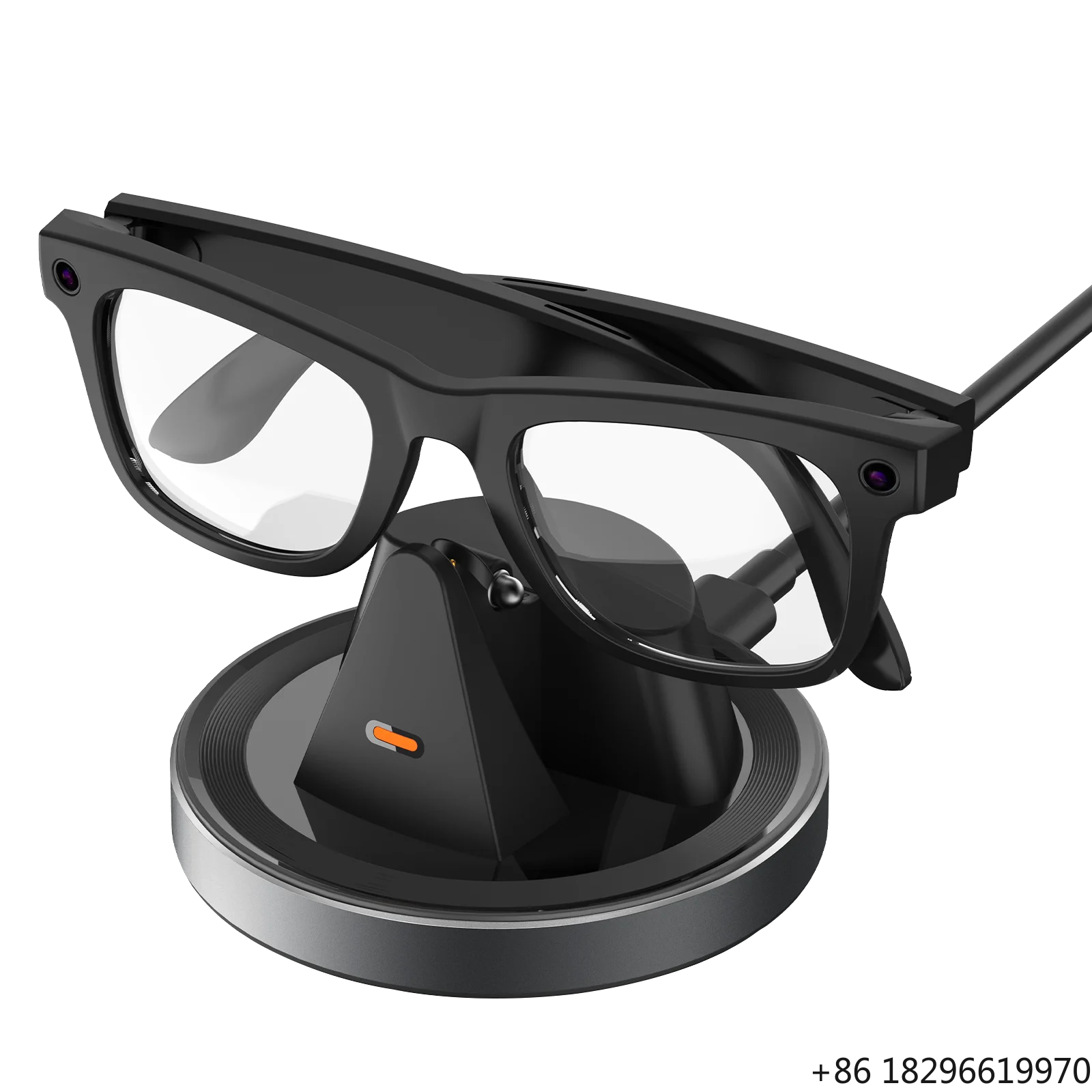 Fast Smart Sunglasses Charging Stand Aluminum Ai Glasses Charger for Meta Smart Glasses