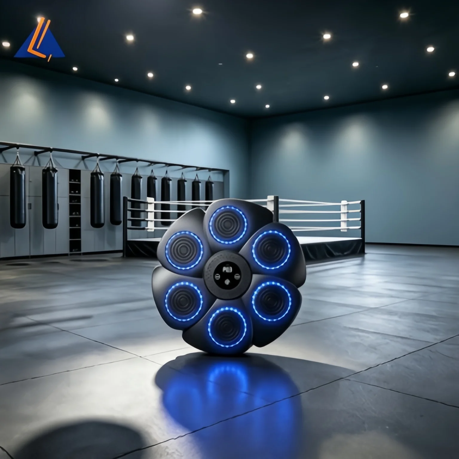 Smart LED Music Boxing Trainer Wall Hanging Boxing Target Home Fitness Reaction Training Machine