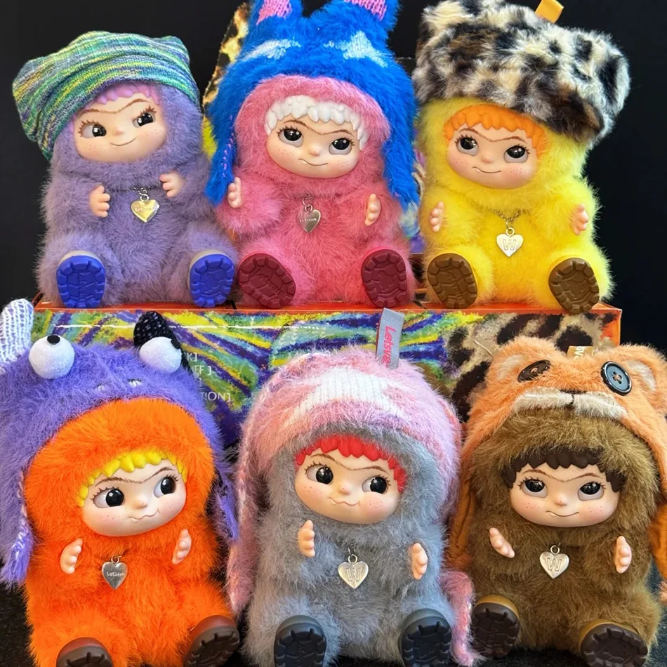 新しいワクク ファジー トレンディ ファン パーティー ブラインドボックス キュート ワクク アクションフィギュア ミステリーボックス キュートドール バッグペンダント ドール サプライズバッグ ギフト