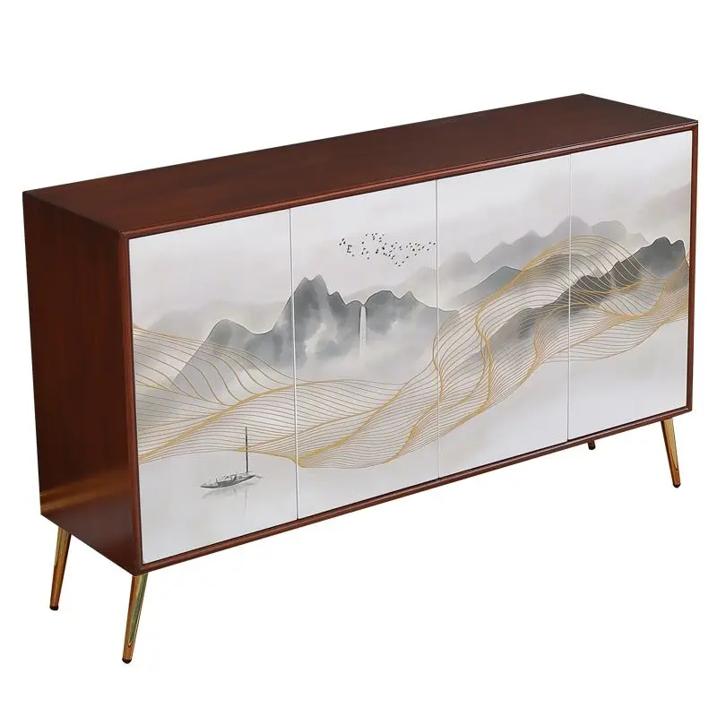 

American light luxury shoe cabinet, door entrance cabinet, household foyer cabinet