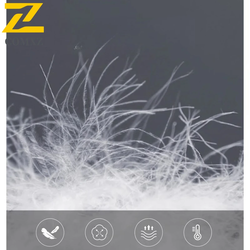 COMXZ Unisex Down Jacket Leisure Splicing Hooded Outdoor Travel Thickened Warm Parka Premium Snow Cold Resistant Puffer Coat