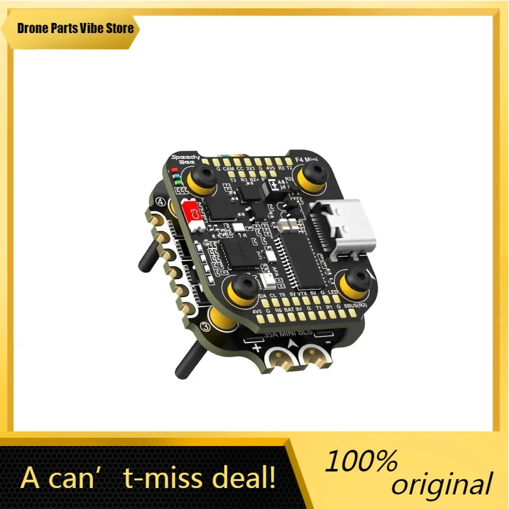 

FySpeedyBee F405 Mini BLS 35A 20x20MM Stack/Flytower 3-6S LiPo Barometer/OSD/Bluetooth/BLHeli_S 4INQ ESC For FPV Racing Drone