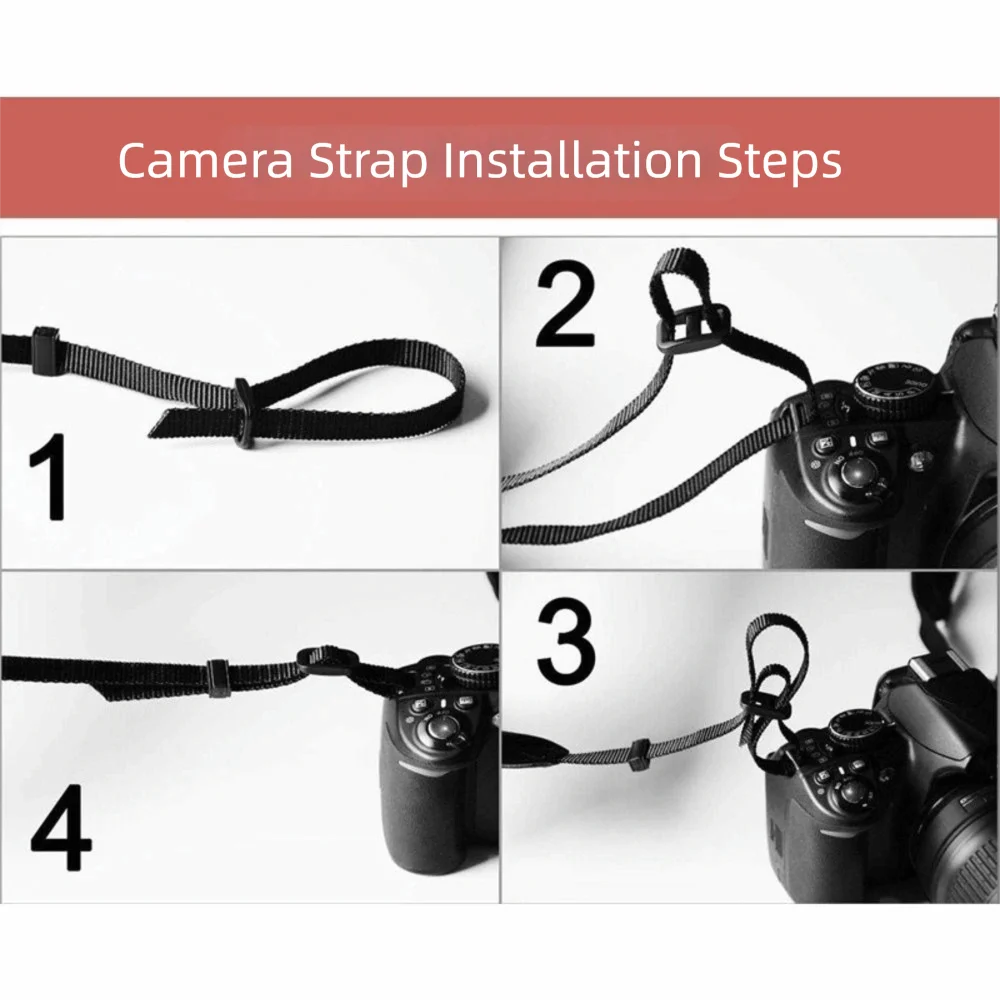 Anti-slip Leather Camera Shoulder Strap 3.8cm Wide Adjustable Micro Single Strap for Canon G7x Nikon Fujifilm Sony Zv-1