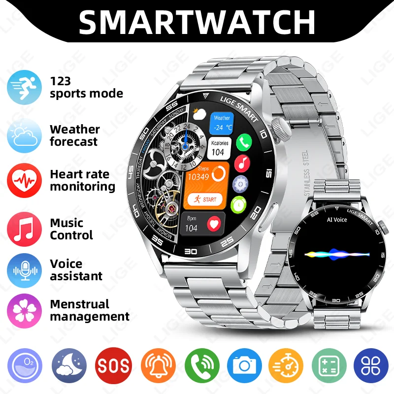 Foxbox relógio inteligente saúde esportes fitness rastreador monitor de sono bluetooth chamada negócios à prova dwaterproof água luxo smartwatch das mulheres dos homens