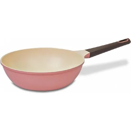 Roe Neptune Pink 26Cm Wok Frying Pan