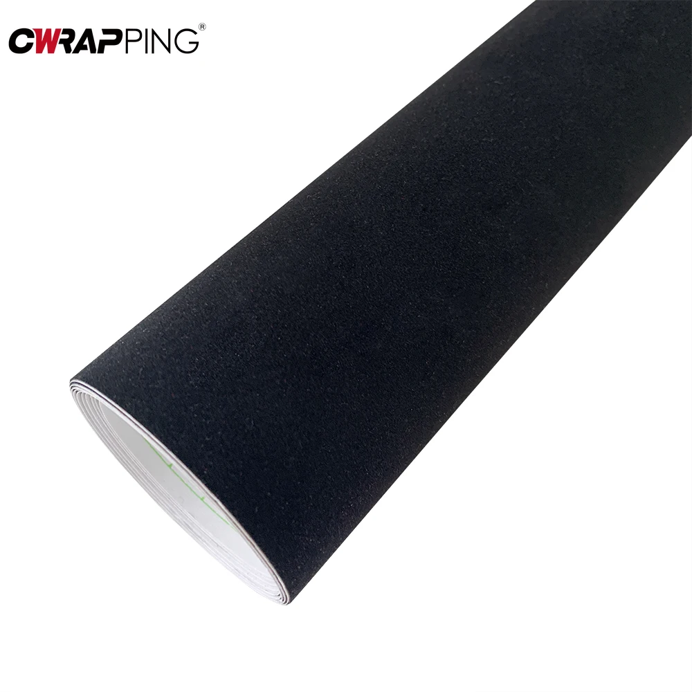 Car Sticker Self Adhesive Film Soft Velvet Fabric Suede Cloth Stickers Vinyl Fluff Cloth Car Styling Vinyl Car Wrap Sticker
