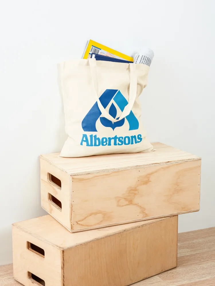 حقيبة يد بشعار Albertsons حقيبة يد للسيدات حقيبة حمل قابلة للتخصيص حقائب تسوق قابلة لإعادة الاستخدام #4