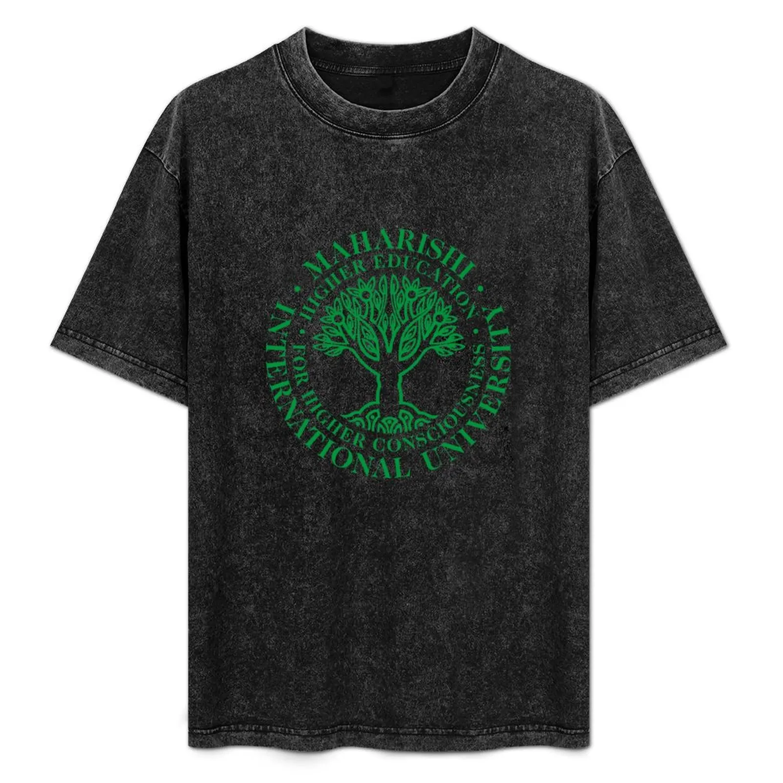 

Maharishi International College T-Shirt Novelty Print Casual Tee Shirt