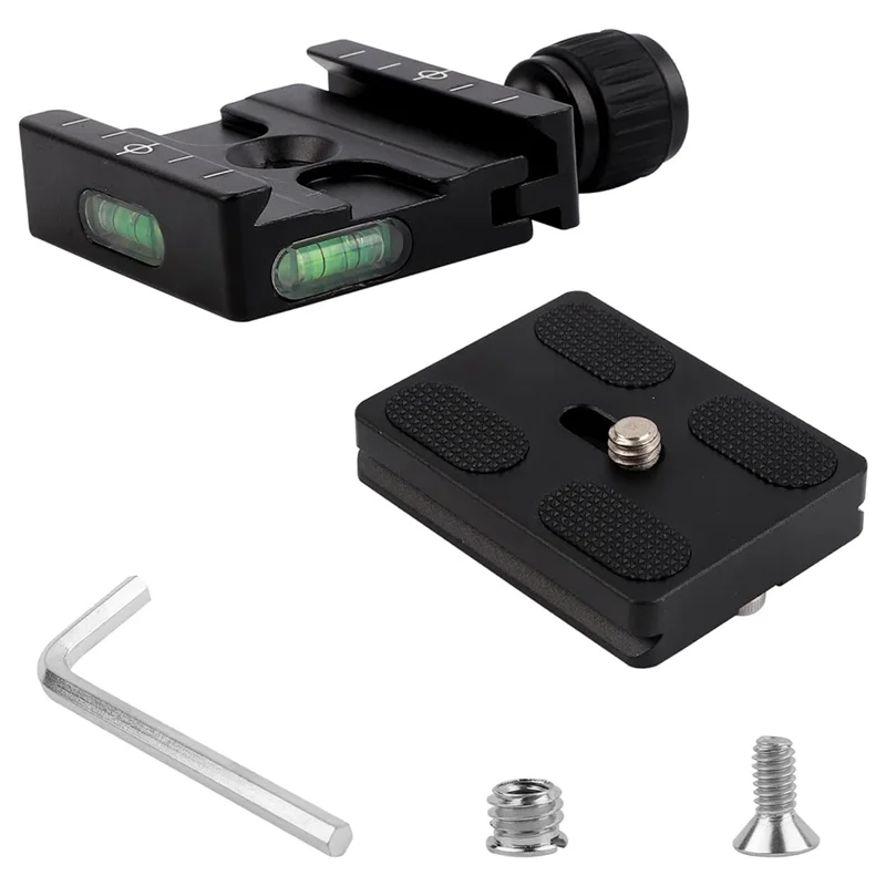 

【Hot Selling Items】50Mm Quick Release Plate Clamp Adapter For Arca Swiss, Aluminum Alloy Camera Mount-Gear With 1/4Inch Screw