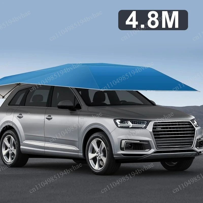Fully automatic car parasol awning intelligent remote control roof sun protection mobile carport heat insulation folding block