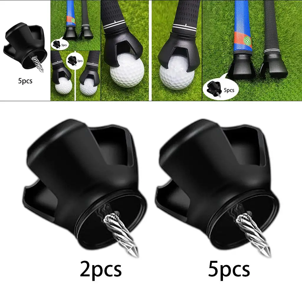 3-Prong Golf Ball Retriever Claw Sucker Set Pick up Golf Gift for Men for Outdoor Sports Golf Ball Pick up Putter Grip Women