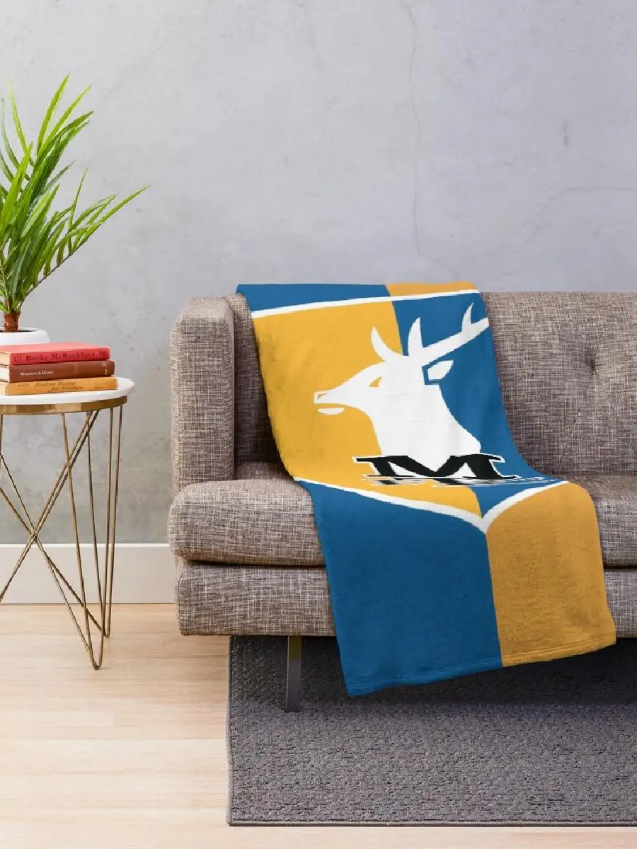 Mansfield Town FC Throw Blanket  Soft Fleece Fan Favorite for Cosy Movie Nights and Sports Events