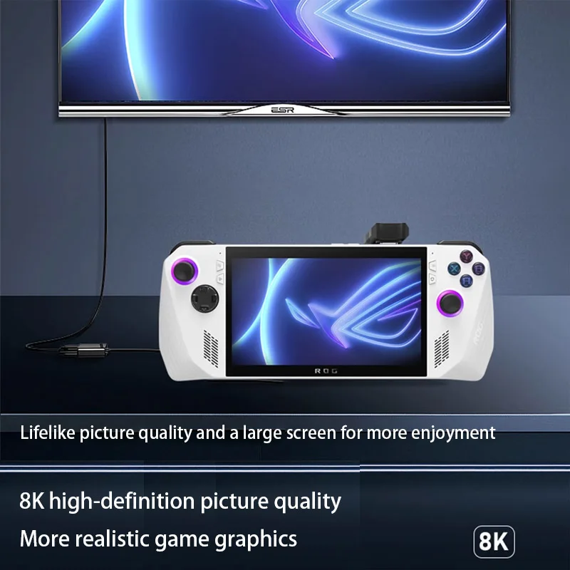 Adaptateur en forme de U mâle vers C femelle, USB 3.1, U Cave, adapté pour ASUS, ROG, Ally, déterminer Steamdeck, console de jeu Swich