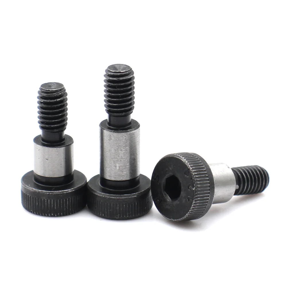 1 /2pcs 12.9 Grade Alloy Steel Hex Socket Head Shoulder Bolt Allen Shoulder Screw Precision Spacer Positioning Bolt M5-M20