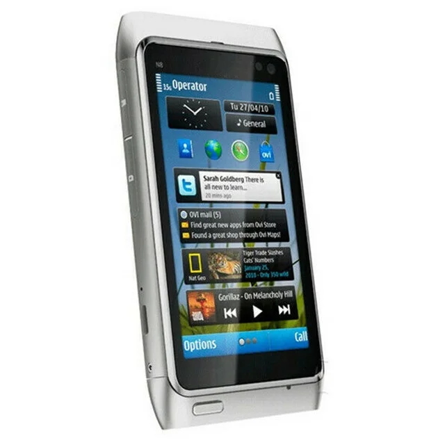 N8 Mobiele Telefoon 3.5 "Capacitieve Touchscreen Camera 12mp 3G Ontgrendeld N8 N9 Touchscreen Smartphone