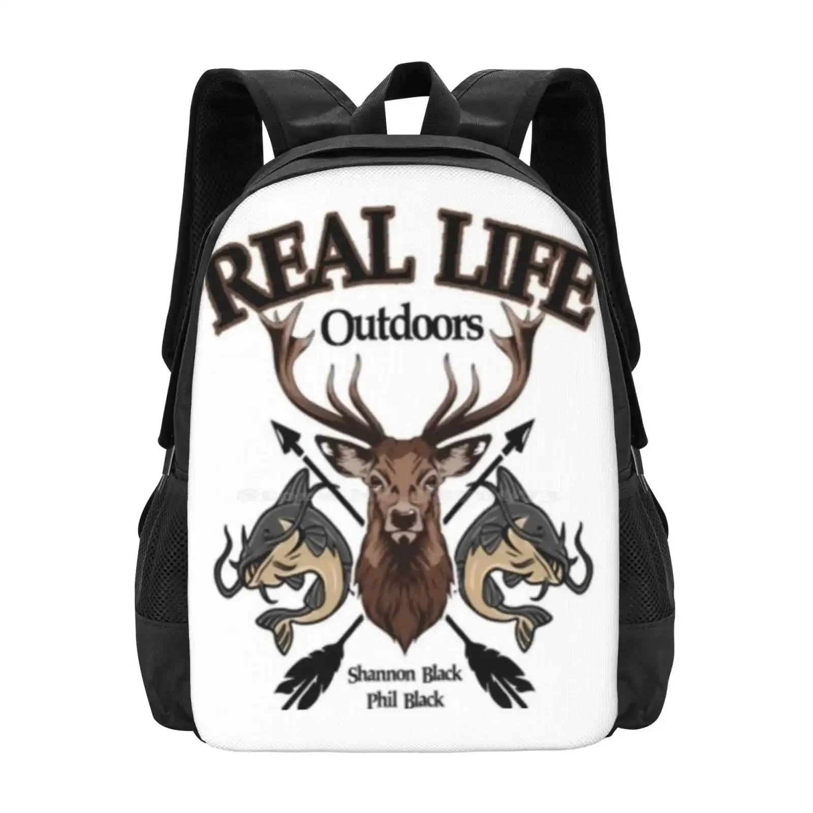 

Real Life Outdoors Large Capacity School Backpack Laptop Bags