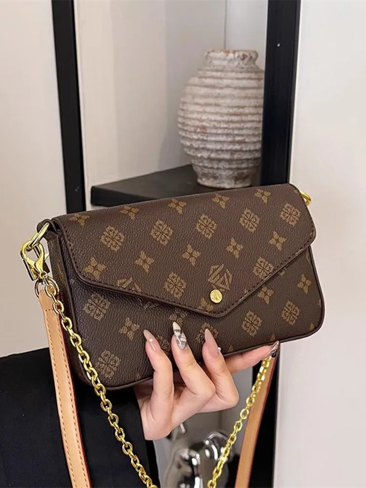 

Givenivan винтажная женская сумка с цепочкой, маленькая квадратная сумка с наклонным крестом, конверт на одно плечо, сумка для подмышек, модная сумка...