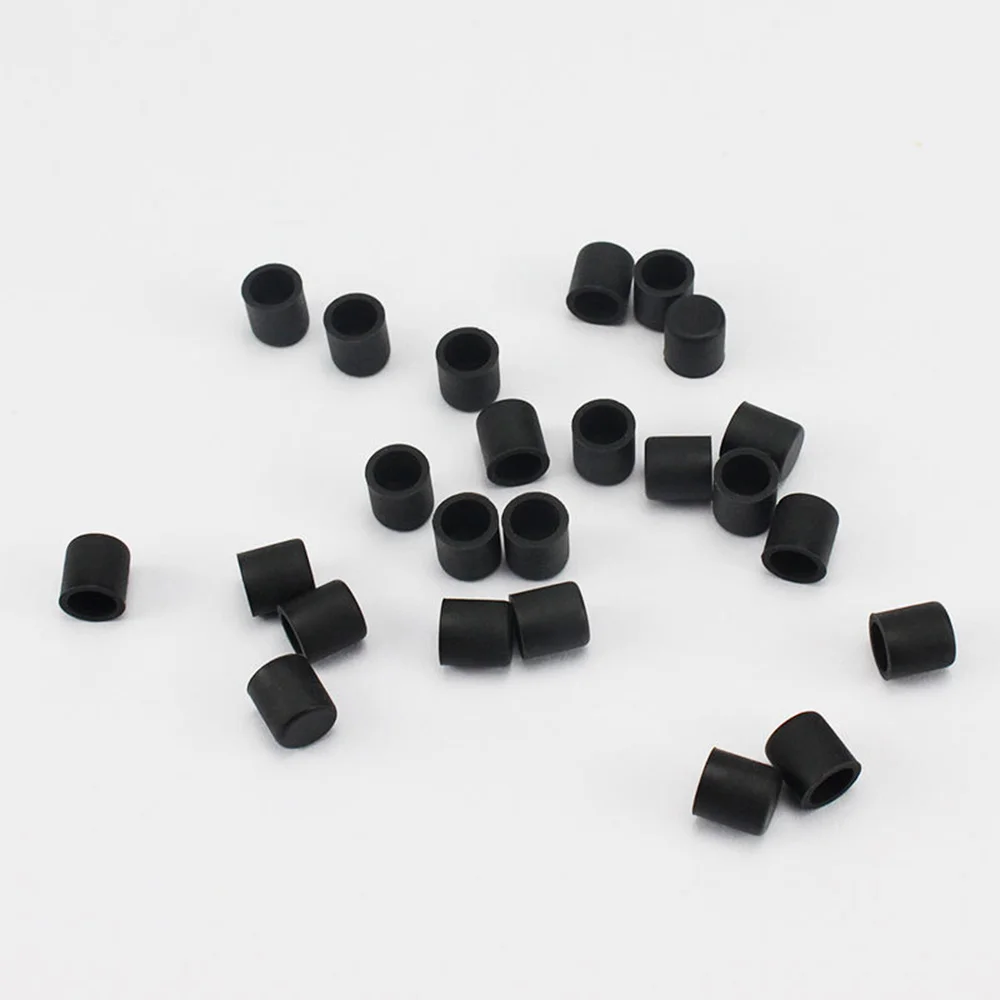 HRBAJ-500Pcs/Lot RCA Plug Protective Cover Audio Lotus Head Lotus Block Plug Dust-Proof Cover Dust-Proof Cap
