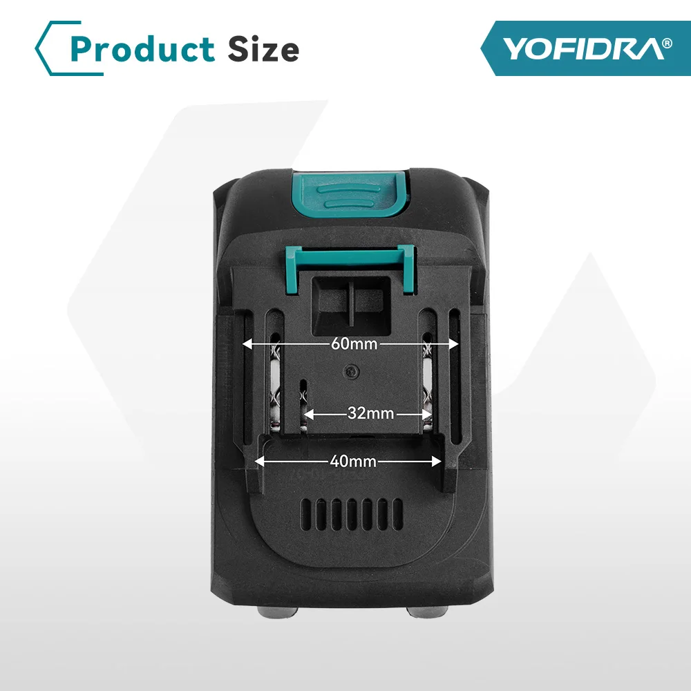 YOFIDRA Wiederaufladbare Lithium-Ionen-Batterie 3,0Ah 4,0Ah Lithium-Ionen-Akku Li-Ion-Batterie für Elektroschrauber Kettensäge Elektrowerkzeug – Detail 9