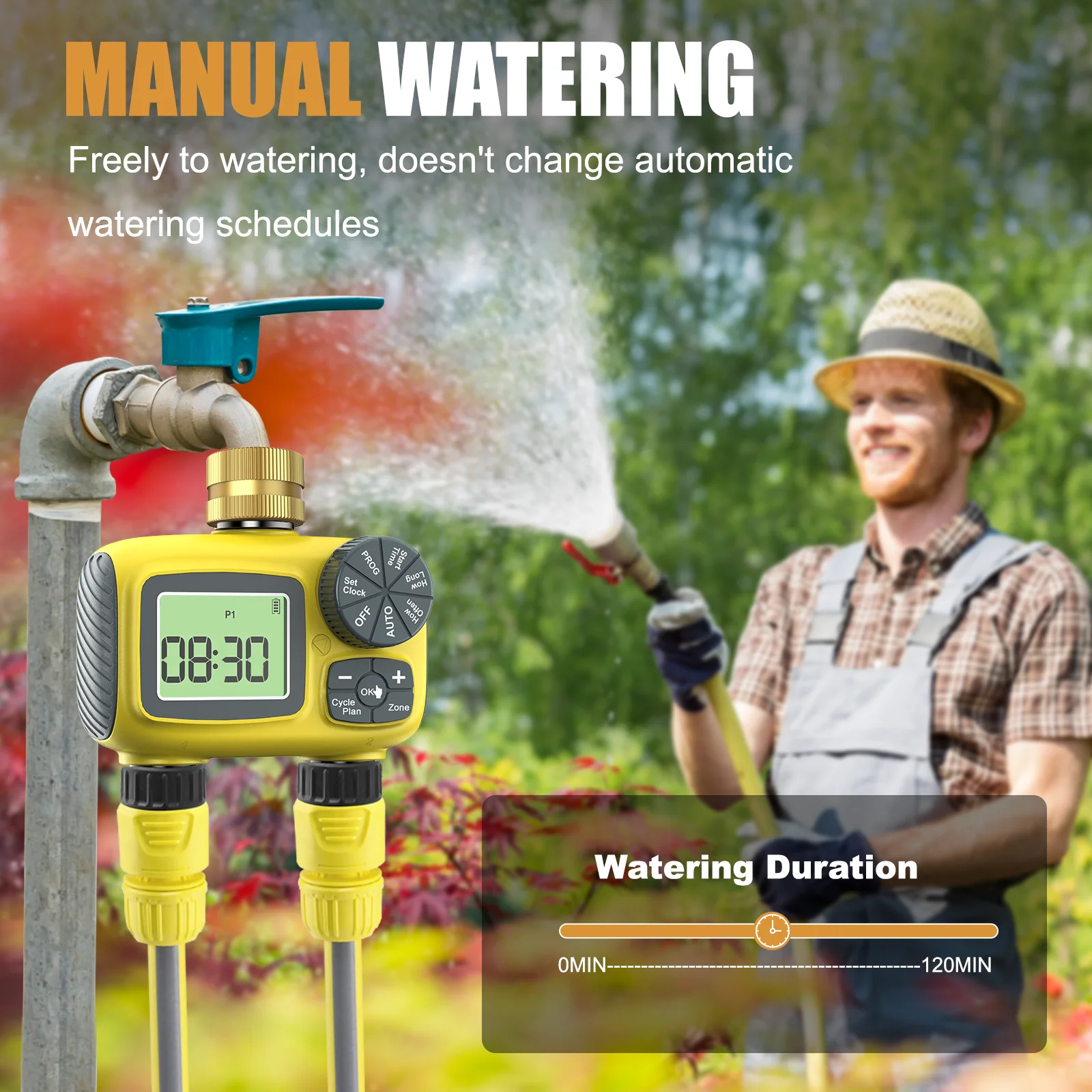 Insoma Smart Water Timer Dual - Timer Dual Outlet ulasan dan harga