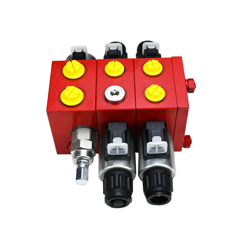Electromagnetic multi-way valve, special solenoid valve group for corn harvester modification, electronic control multi-way