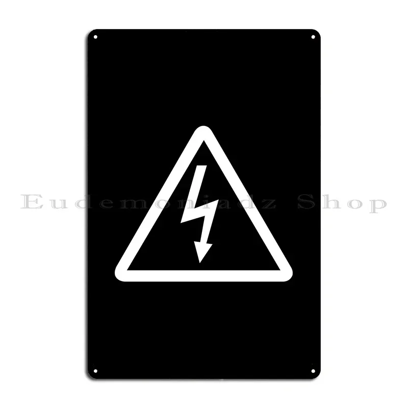 Danger Electricity Sign Metal Sign Funny Home Club Bar Personalized Club Tin Sign Poster