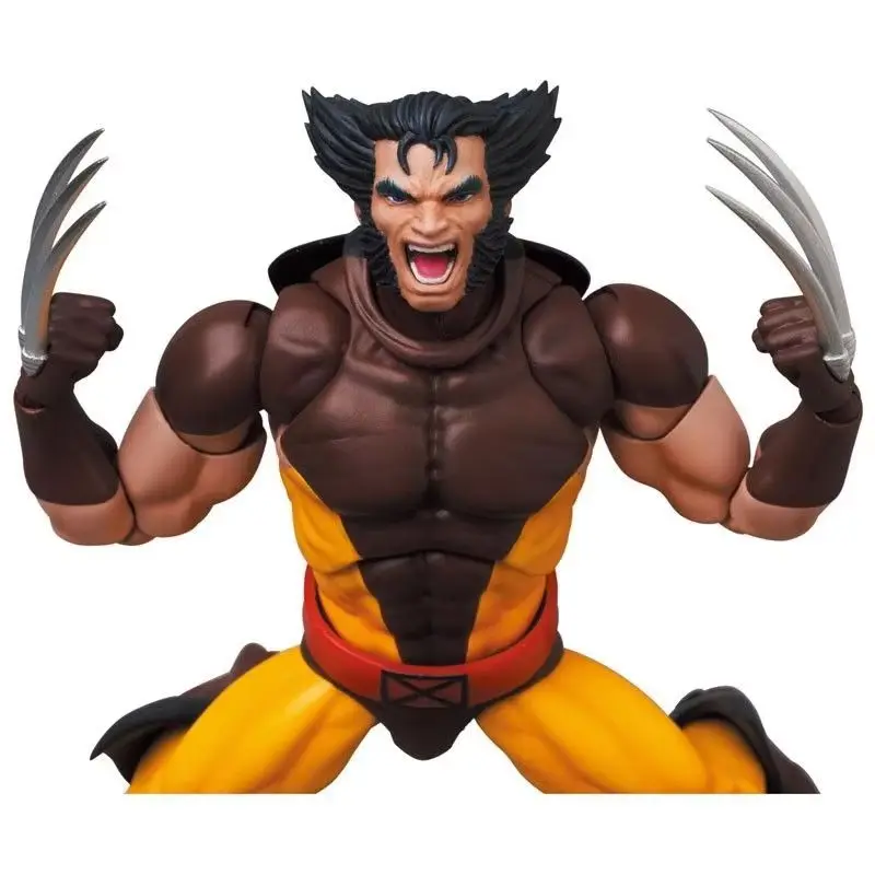 Ct Wolverine Mafex 138 Set mainan figur aksi kualitas tinggi Model patung bergerak boneka Model koleksi hadiah Natal Halloween