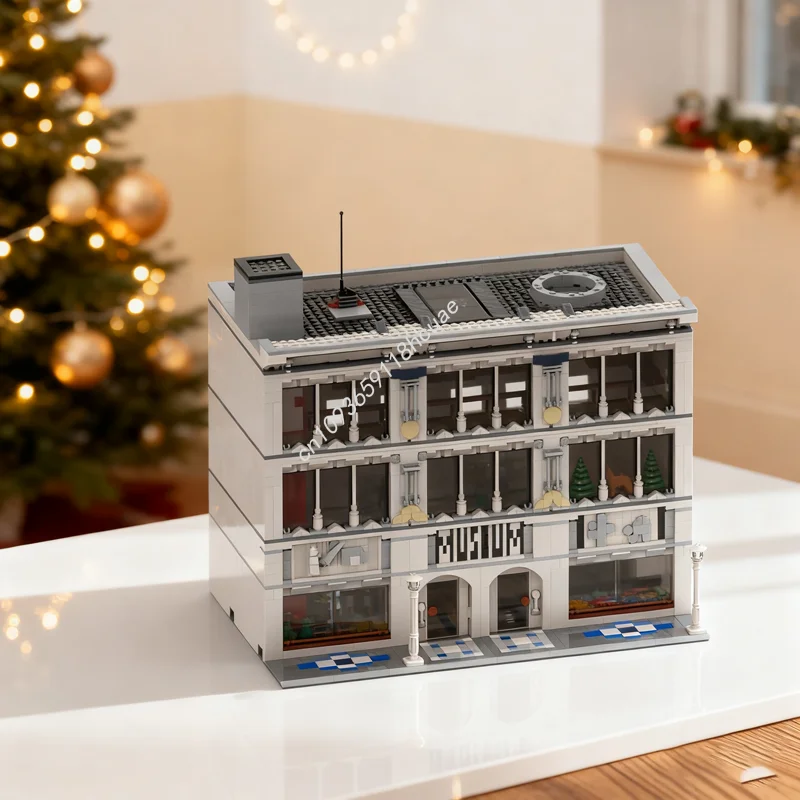 

2604 шт. MOC музей естественная история модульная модель строительные блоки архитектура Рождественский подарок сборная игрушка DIY образовательный кирпич