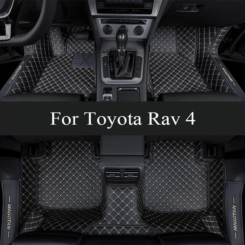 

Car Floor Mats For Toyota Rav 4 Rav4 2024 2023 2022 2021 2020 Carpets Custom Auto Interior trunk mat Pads Automobiles Covers