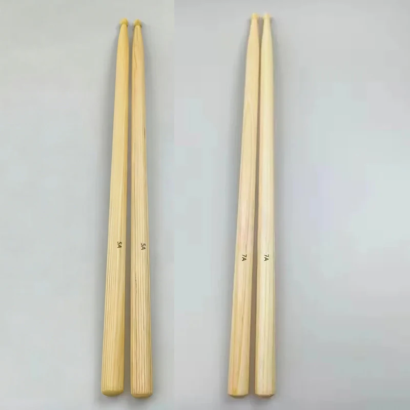1Pairs 5A/7A Drumsticks, Wood Tip Drum Sticks Maple Wooden Drum Sticks Drum Set, Percussion Accessories for Drummer or Beginner