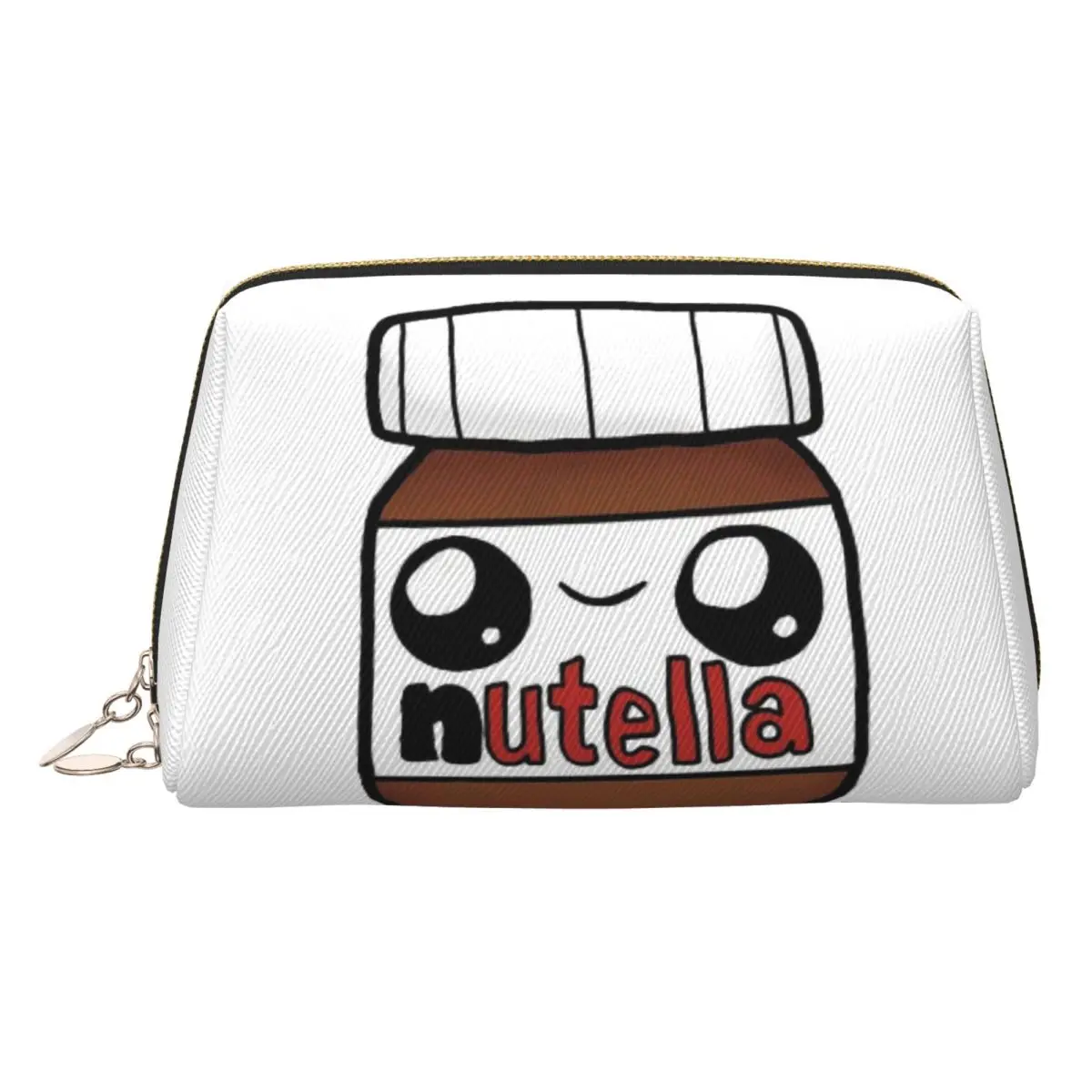 

Nutella Cutie Women Cosmetic Bag Travel Makeup Organizer Pouch Toiletry Storage Dopp Kit Case