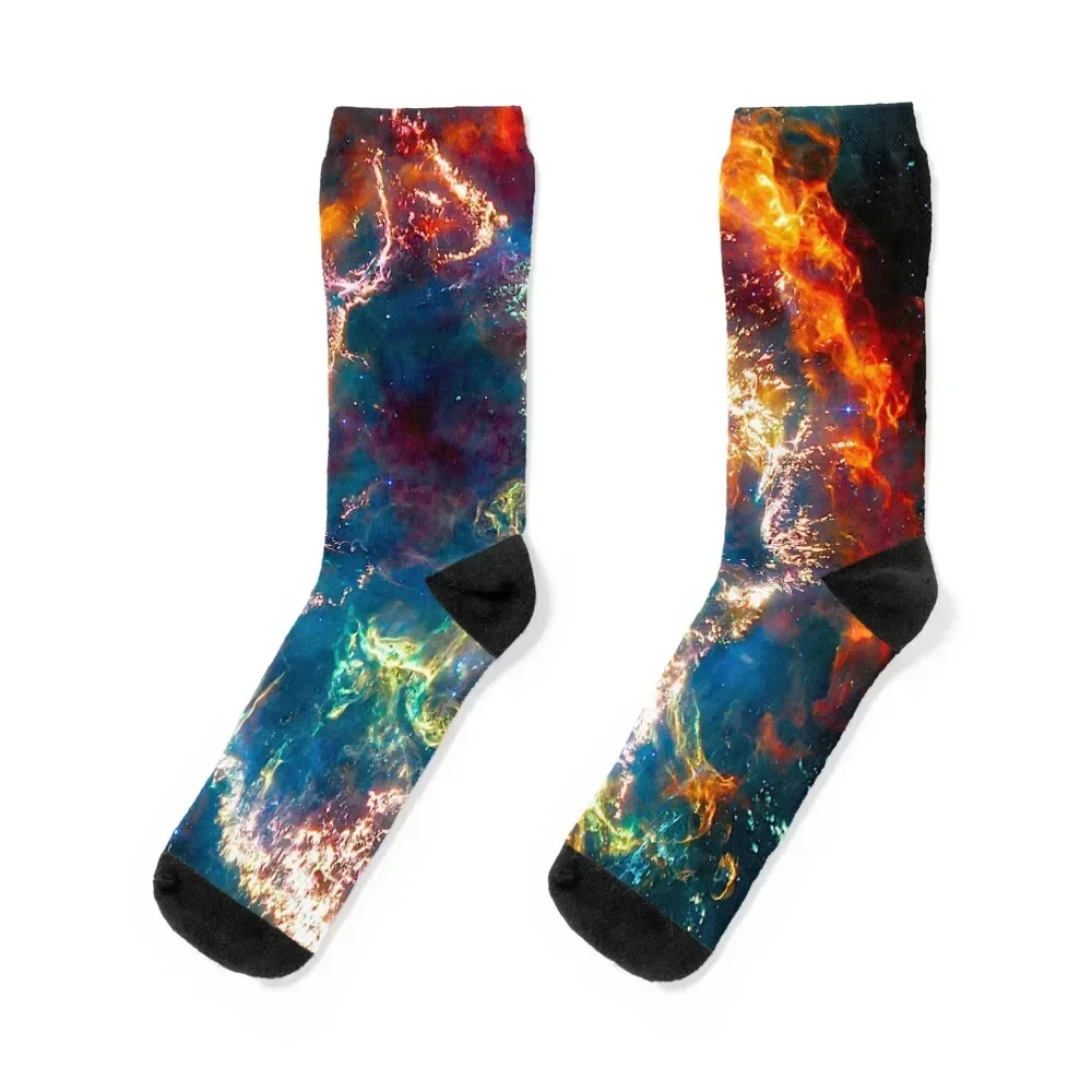 NEW Beautiful JWST Cassiopeia A Supernova James Webb Space Telescope High Quality Image Socks football Men Socks Women's