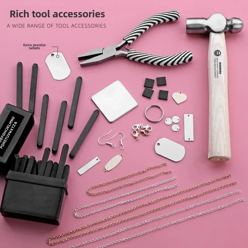 38-piece jewelry DIY tool set, necklace jewelry pliers tool, female college student beading tool Daquan