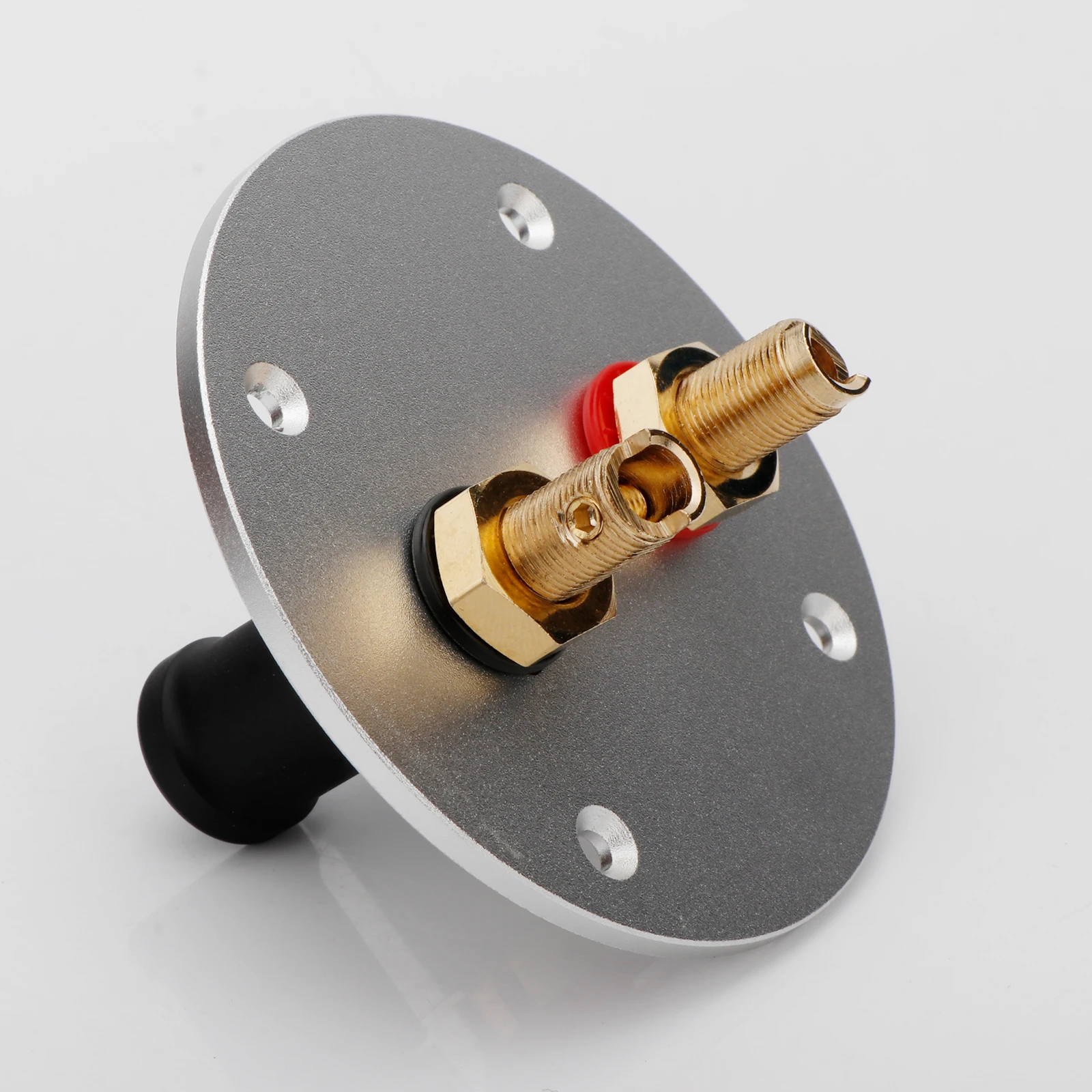 HIFI-Lautsprecher-Binding Post, kein Löten, vernickeltes Horn-Terminal, Audio-Verstärker-Buchse, vergoldeter HiFi-Klemmenblock – Detail 9