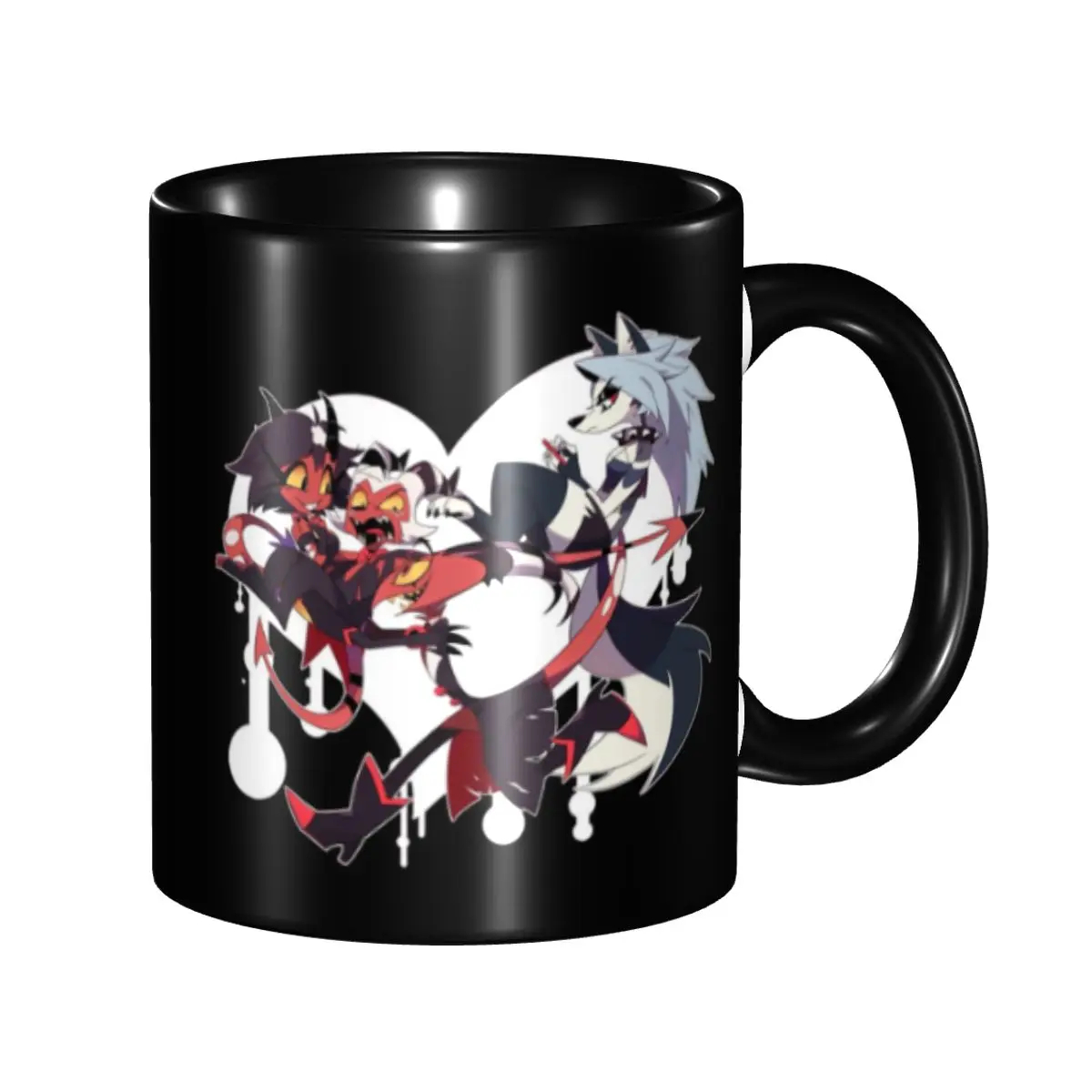 

Novelty Loona Coffee Cup Home Blitzo Moxxie Mugs