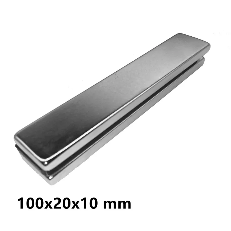 1~5PCS 100x20x10 Block Powerful Magnets Longest Sheet Neodymium Magnet 100x20x10mm Strong Permanent NdFeB Magnets 100*20*10 mm