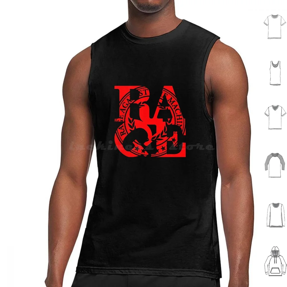Rage Machine Camisetas sin mangas con estampado de algodón Rage Against The Machine Ratm Rage Music Band Tom Morello Machine Punk Protest Rage