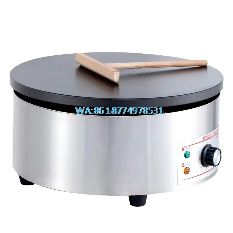 Wmwmnu Commercial LPG Gas Crepe and Pancake Maker Professional Rotating Crepe for Restaurant and Home Use