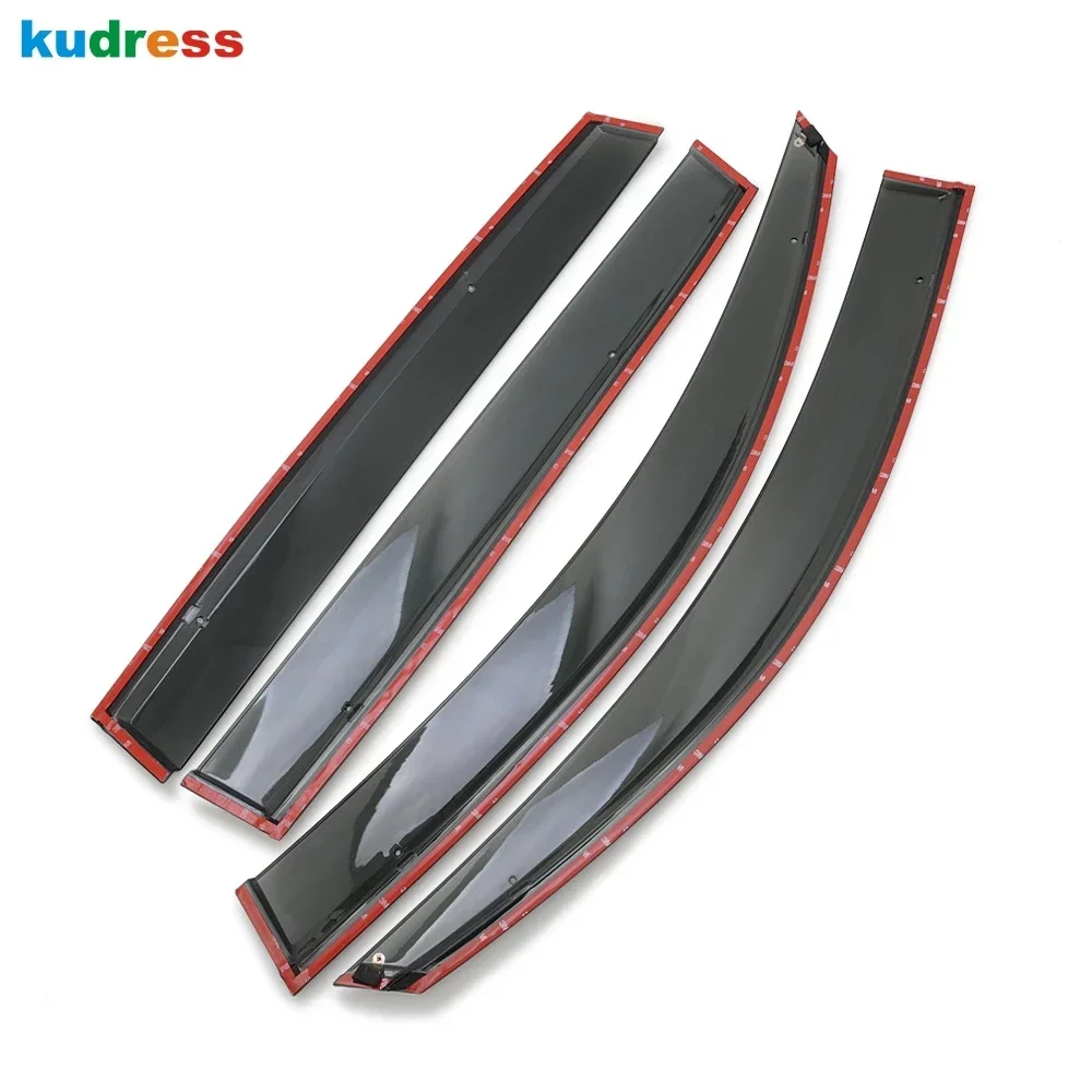 For Volkswagen VW Tiguan MK2 2017 2018 2019 2020 2021 Car Window Wind Deflector Sun Guard Rain Vent Visor Cover Trim Accessories