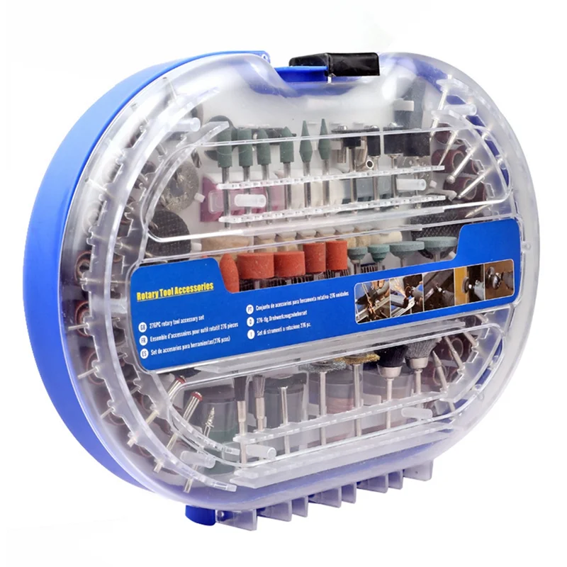 BAAG-para accesorios de lijadora eléctrica Dremel, juego de herramientas rotativas, Kit de lijado y pulido, herramientas de carpintería, 275 Uds.