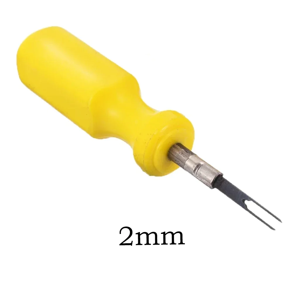 2mm Car Plug Terminal Removal Tool Key Pin Extractor Puller 2mm 2mm Electrical Wire Connector With Handle Automotive Repair