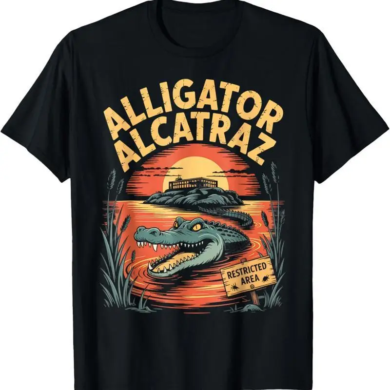 Alligator Alcatraz Funny T Shirt